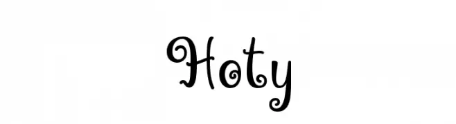 Hoty  Скачать бесплатные шрифты