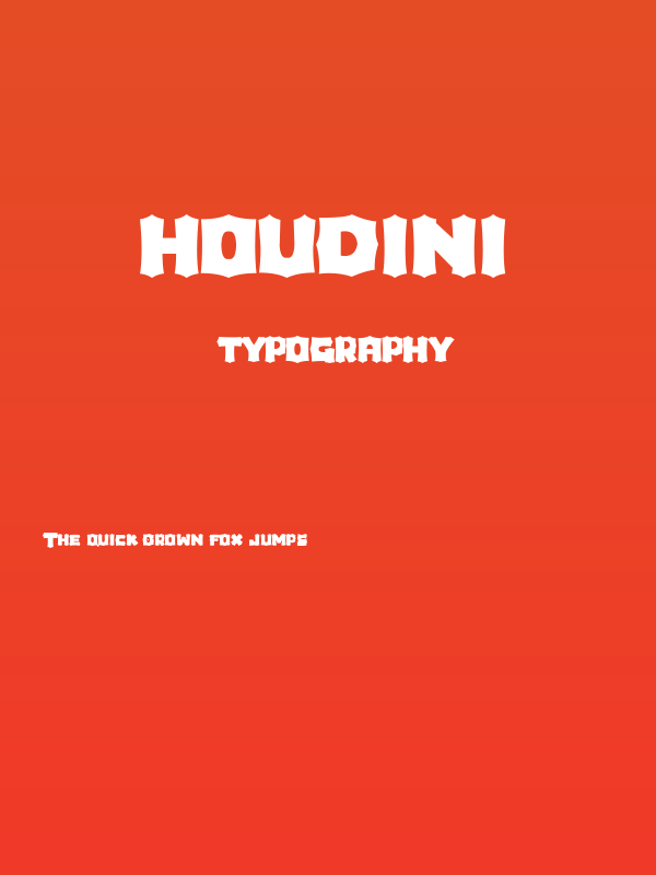 Houdini Poster