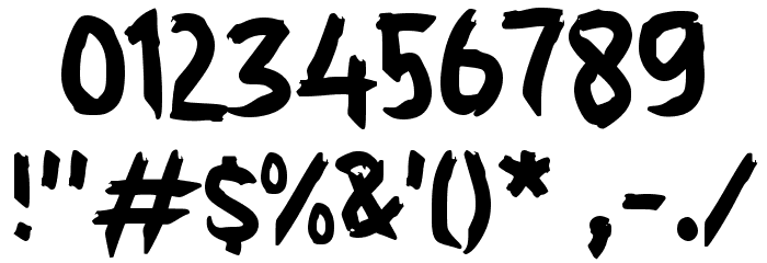Houji Font OTHER CHARS