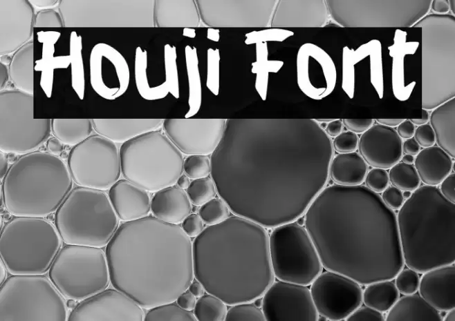 Houji Font examples