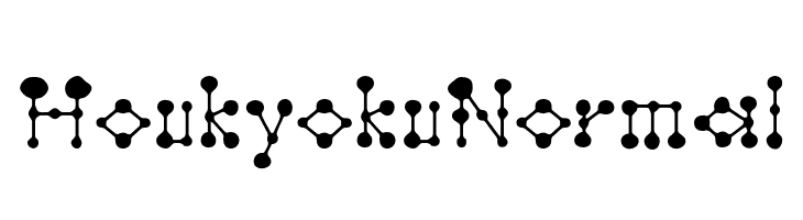 Houkyoku Normal  Descarca Fonturi Gratis