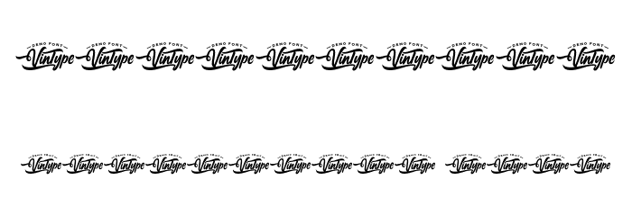 Hounder Demo Outline Font OTHER CHARS