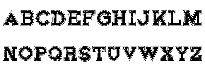 Hounder Demo Outline Font LOWERCASE