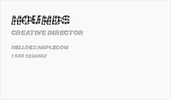 Hounds Business Card