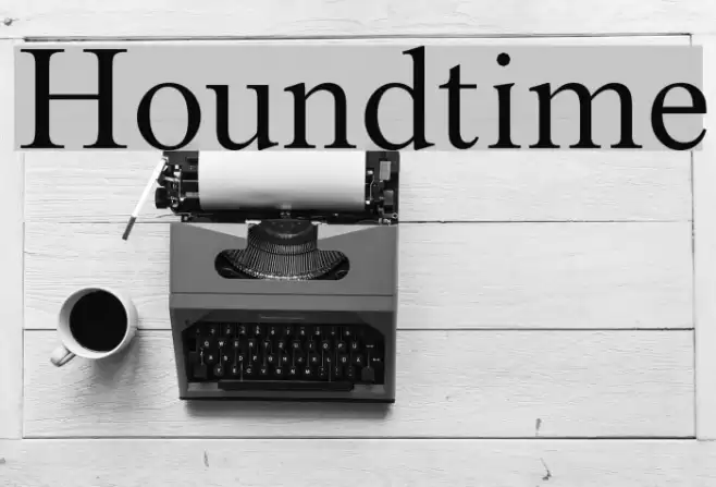 Houndtime Font examples