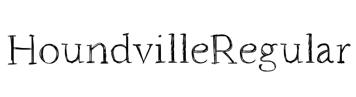 HoundvilleRegular Font