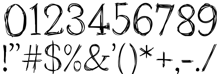 HoundvilleRegular Font OTHER CHARS