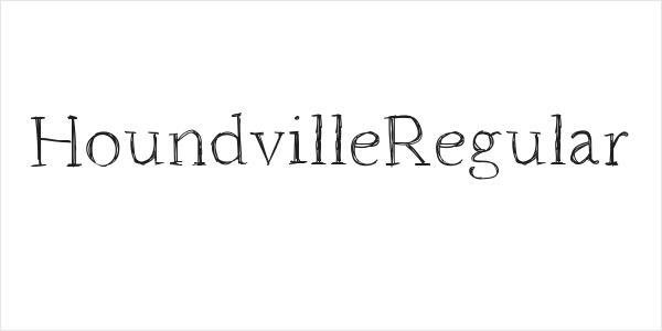 HoundvilleRegular Logo