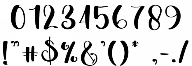 Hounted Christmas Caratteri ALTRI CARATTERI