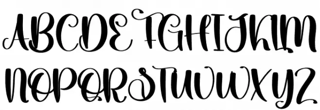 Hounted Christmas Font UPPERCASE