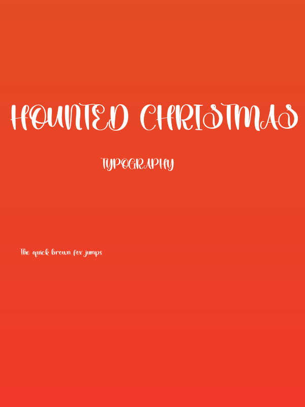 Hounted Christmas Poster