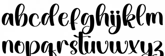 Hounted Christmas Font LOWERCASE