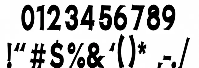 Hounted House Schriftart Anderer Schreiben