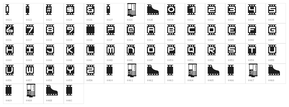 HourPhoto Character Map