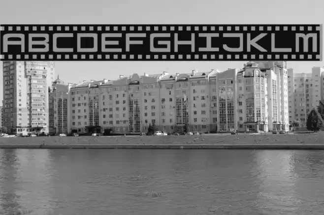 HourPhoto Font examples