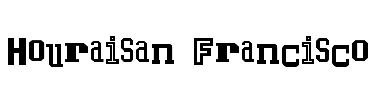 Houraisan Francisco フォント