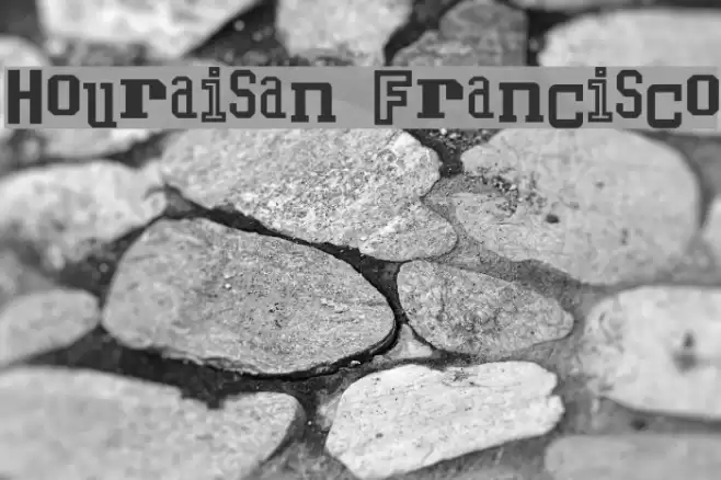 Houraisan Francisco Шрифта examples