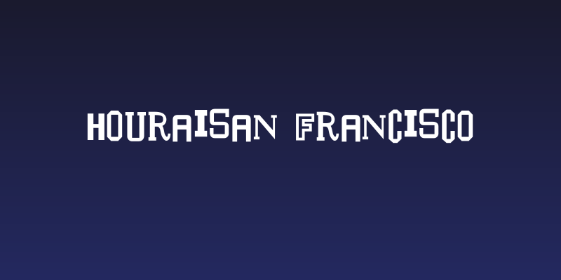 Houraisan Francisco Social Header