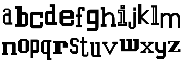 Houraisan Francisco Font LOWERCASE