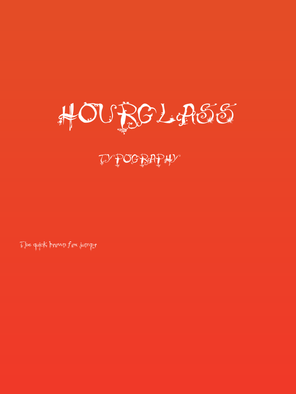 Hourglass Poster