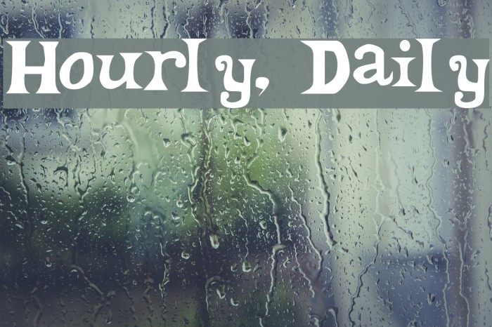 Hourly, Daily Example 1