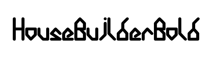 House Builder Bold  les polices de caractères gratuit tlcharger