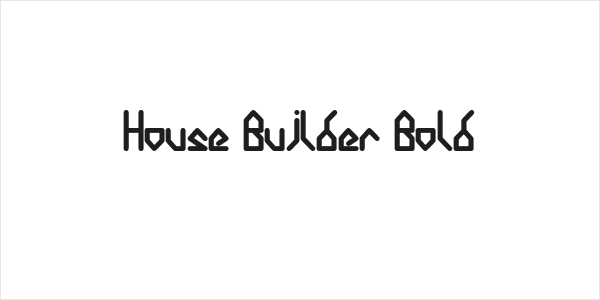 House Builder Bold Logo