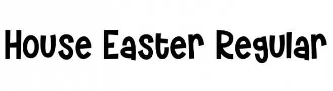 House Easter Regular  تنزيل الخطوط