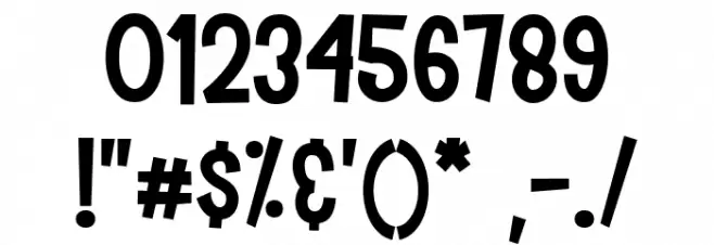 House Easter Regular Font OTHER CHARS