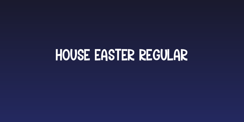 House Easter Regular Social Header