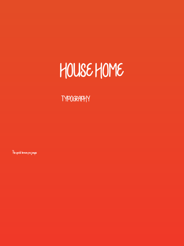 House Home Poster