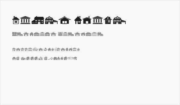 House Icons Business Card