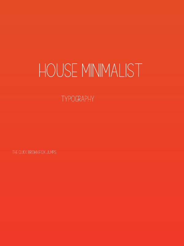 House Minimalist Poster