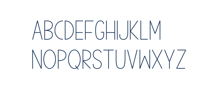 House Minimalist Lowercase