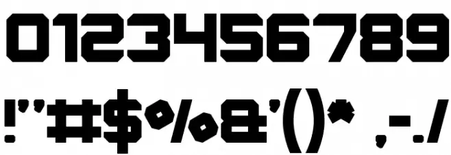 House Music Font OTHER CHARS