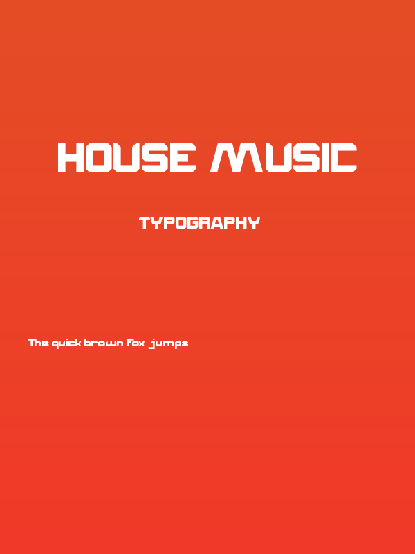 House Music Poster