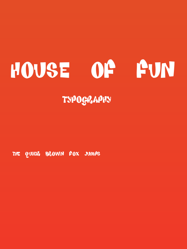 House Of Fun Poster