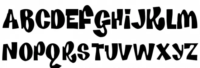 House Of Fun Font LOWERCASE
