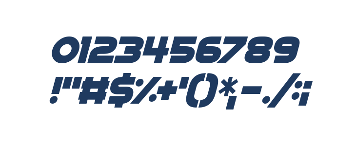 House On Mars Italic Other Characters