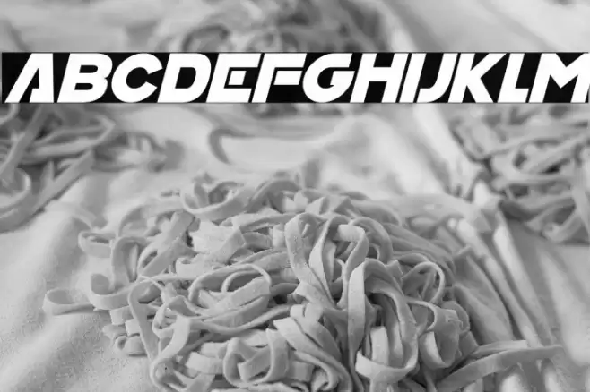 House On Mars Italic Font examples