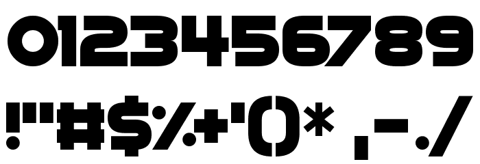 House On Mars Font OTHER CHARS
