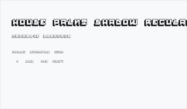 House Paint Shadow Regular Business Card