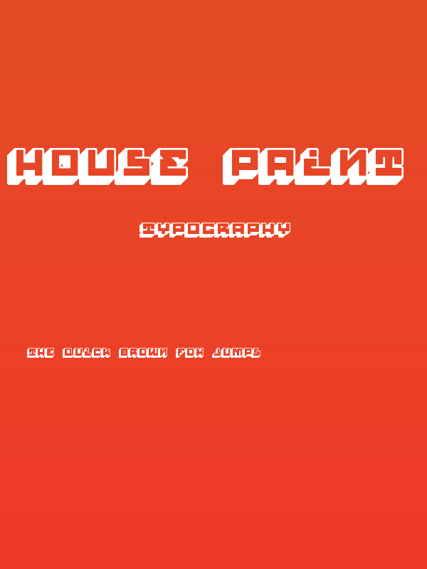 House Paint Slab Regular Poster