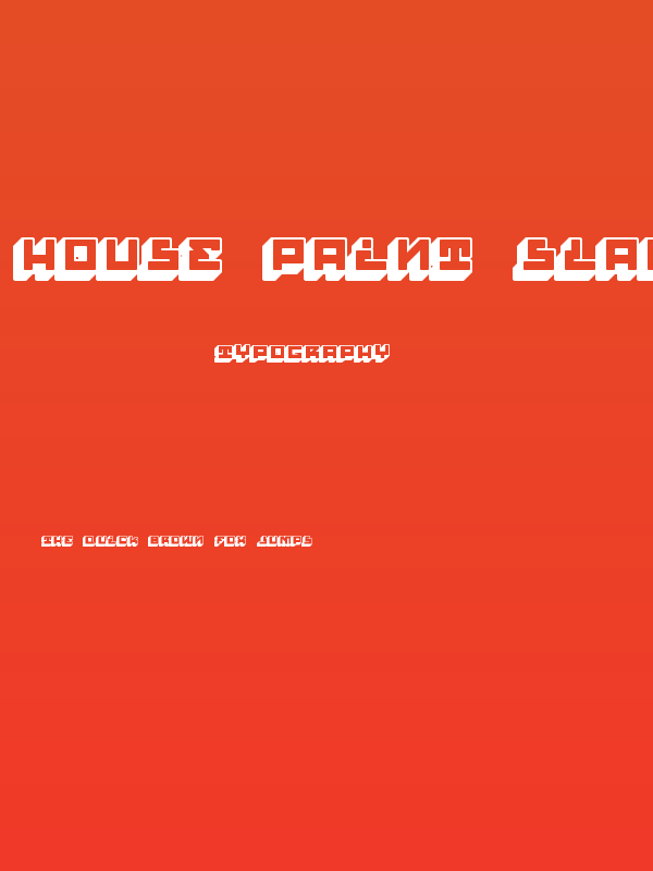 House Paint Slab Regular Poster