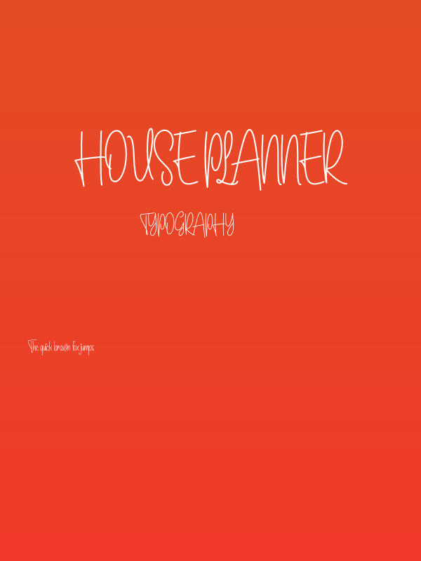 House Planner Poster