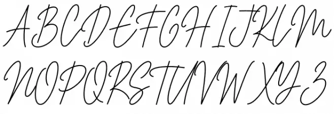 House Signature Script Fonte MAIÚSCULAS
