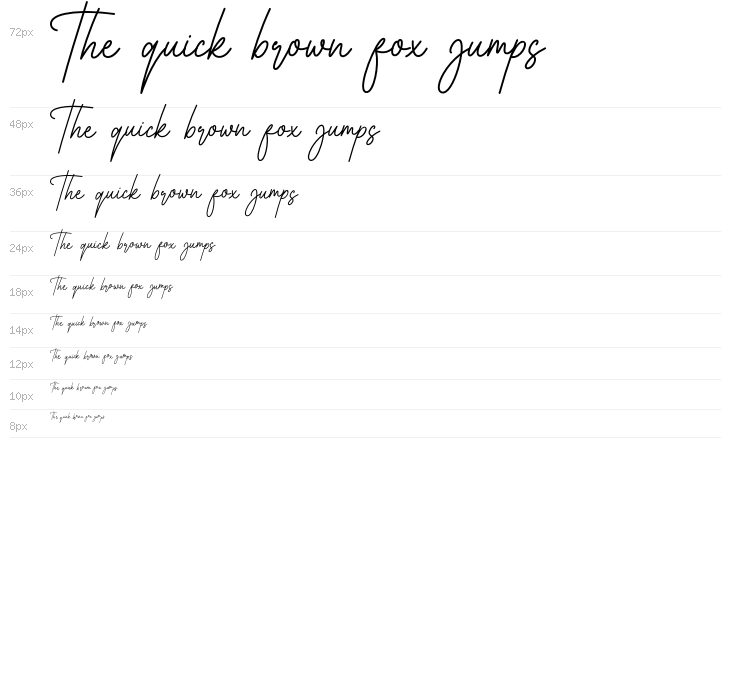 House Signature Script Waterfall