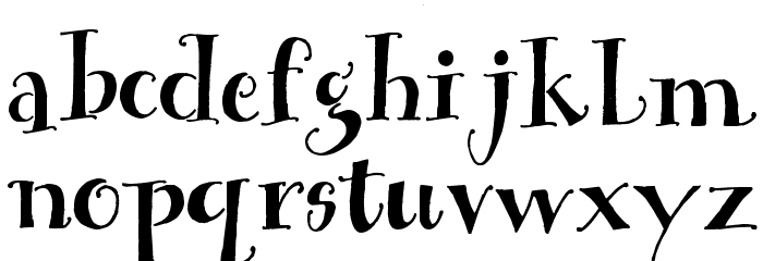 House Sitter's Club Font LOWERCASE