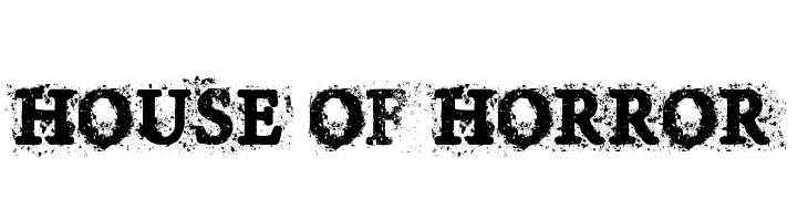 House of Horror  baixar fontes gratis