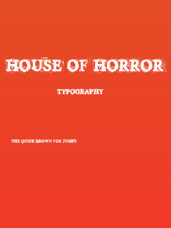 House of Horror Poster